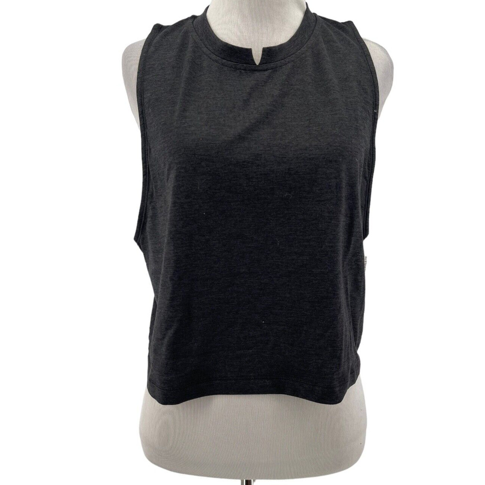 Core 10 Women's Gray Women's Soft Workout Cropped Tank Size Medium‎ NEW